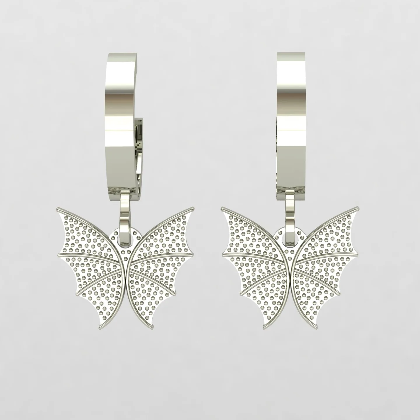 Butterfly Kalipsi Earrings Code 03 3D Model — image 5