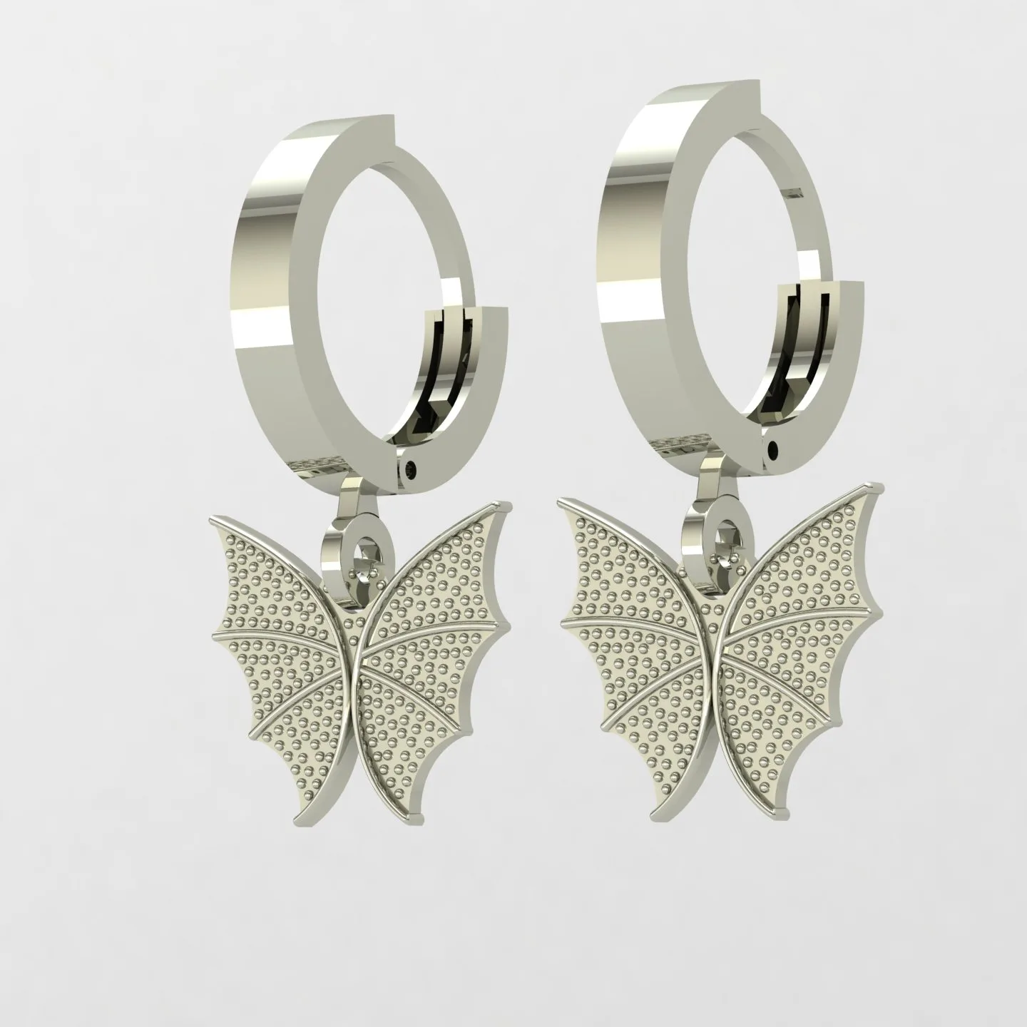 Butterfly Kalipsi Earrings Code 03 3D Model — image 7