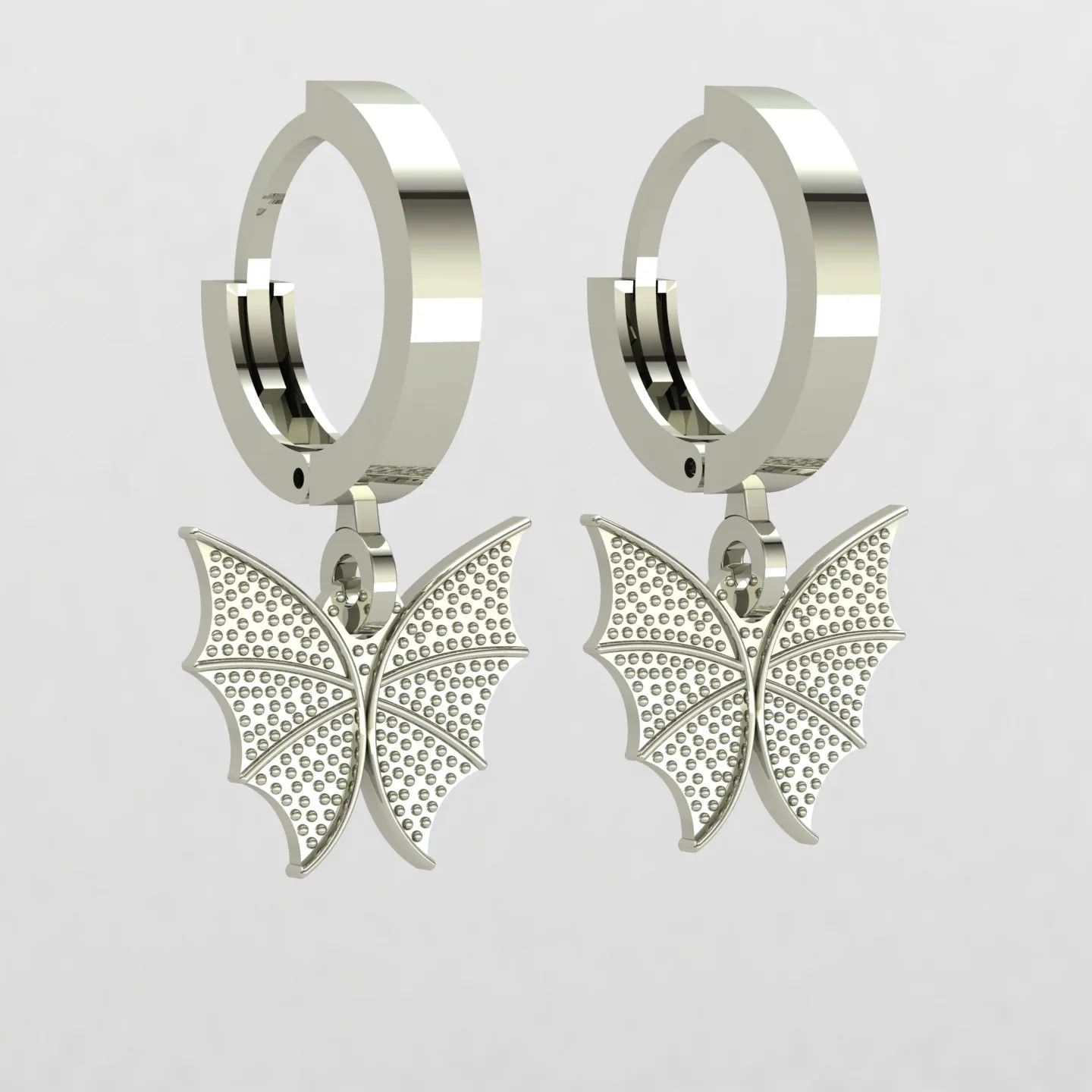 Butterfly Kalipsi Earrings Code 03 3D Model — image 6