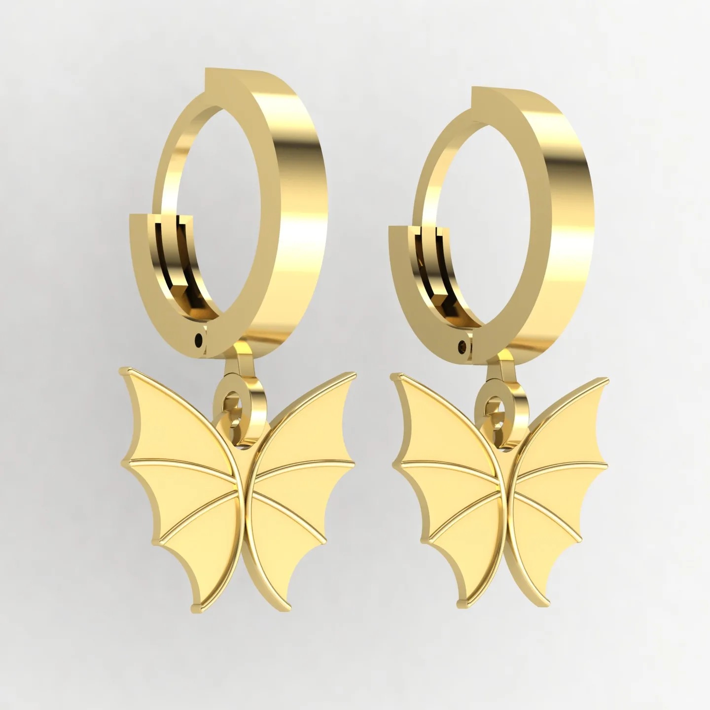 Butterfly Kalipsi Earrings Code 01 3D Model