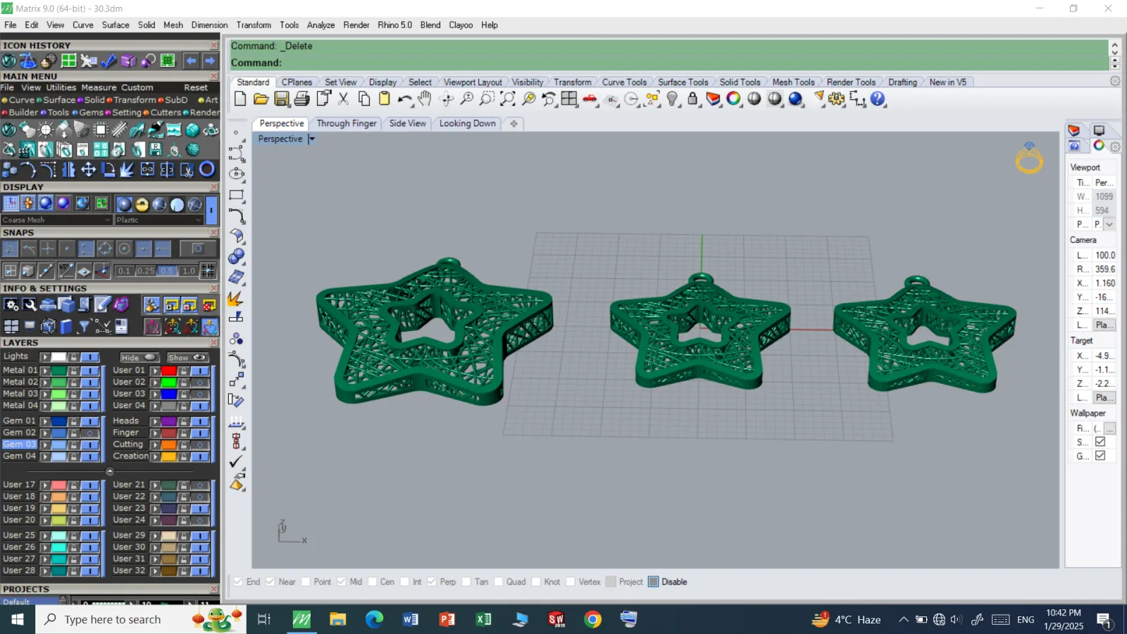 Cut Fyvzhn Half Set 3D Model — image 4