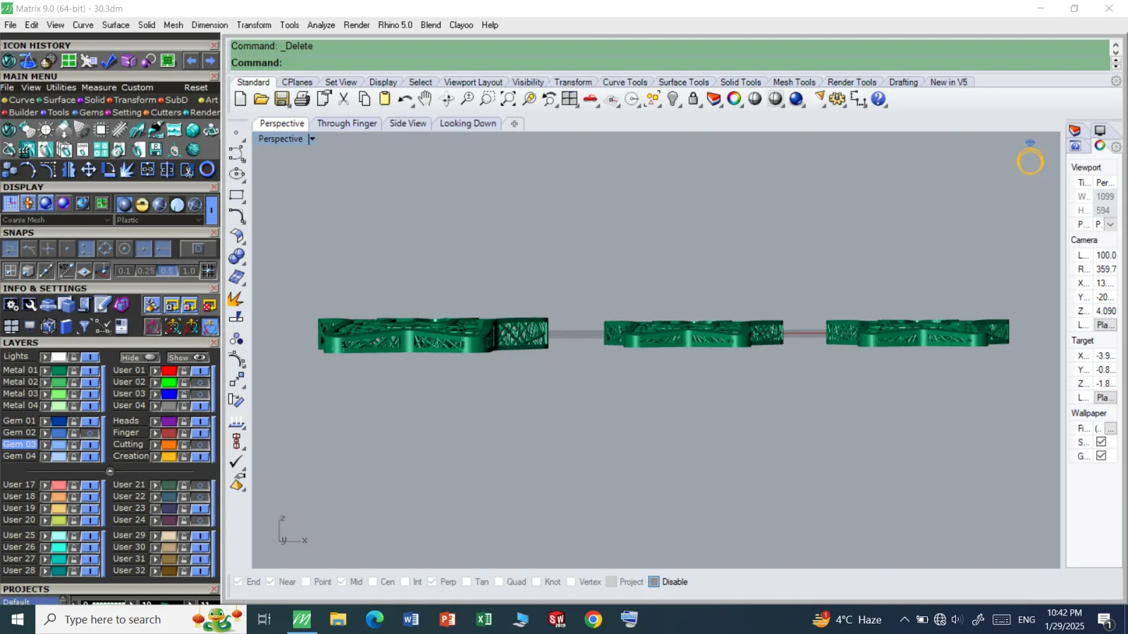 Cut Fyvzhn Half Set 3D Model — image 3