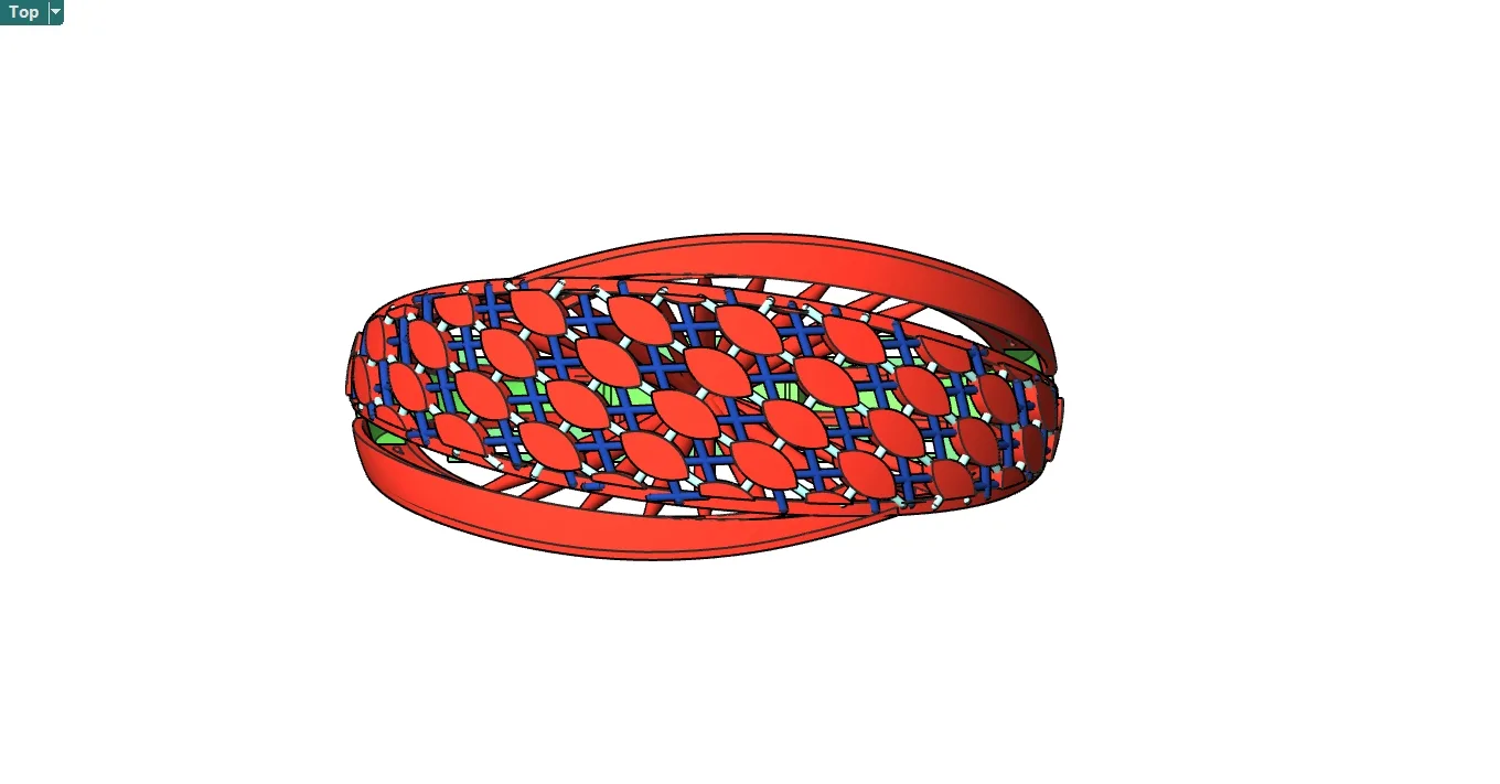 Ghalm Khor Ring 02 3D Model