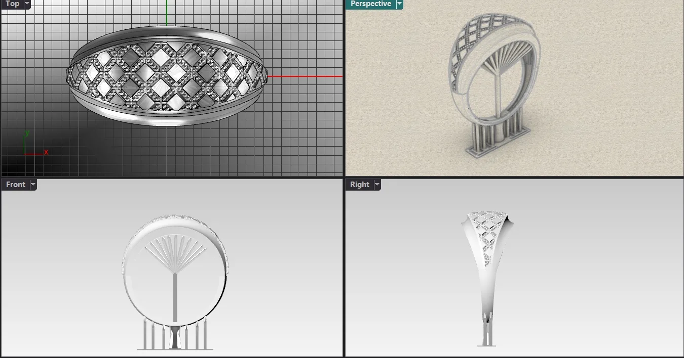 Ghalm Khor Ring 06 3D Model