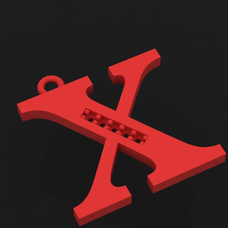 Stone Letters Khor Kochk Pendant Size H-MAYA-S-24 — image 2