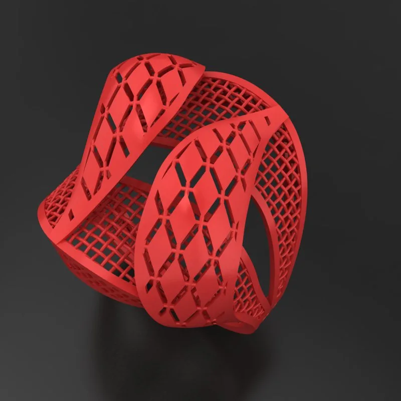 Cut Khor Aineh Fyvzhn Ring R-T-08 3D Model