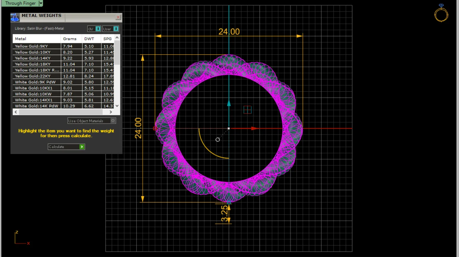 Braid Ring Code 02 3D Model — image 3