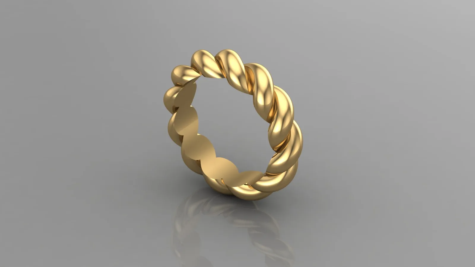 Braid Ring Code 02 3D Model — image 2