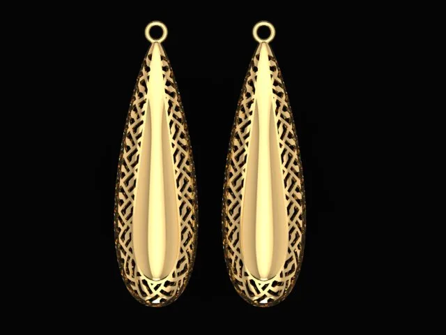 گوشواره سری کریستال طرح 33