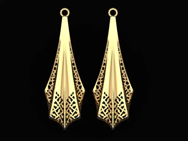 گوشواره سری کریستال طرح 32