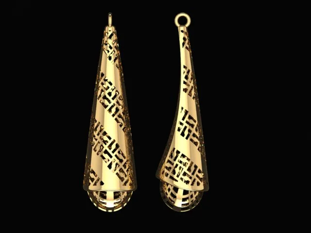 گوشواره سری کریستال کد 3