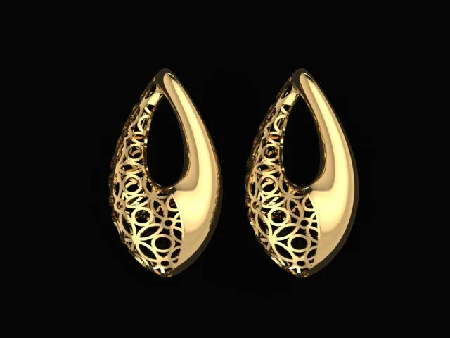 گوشواره سری کریستال کد 2