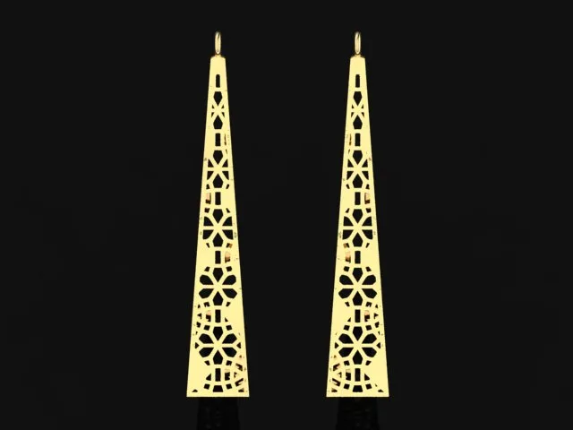 گوشواره سری کریستال کد 5