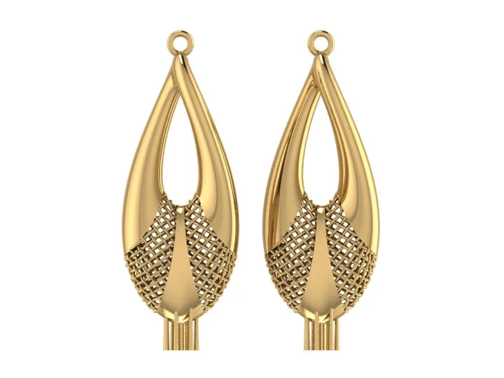 گوشواره سری کریستال طرح 17
