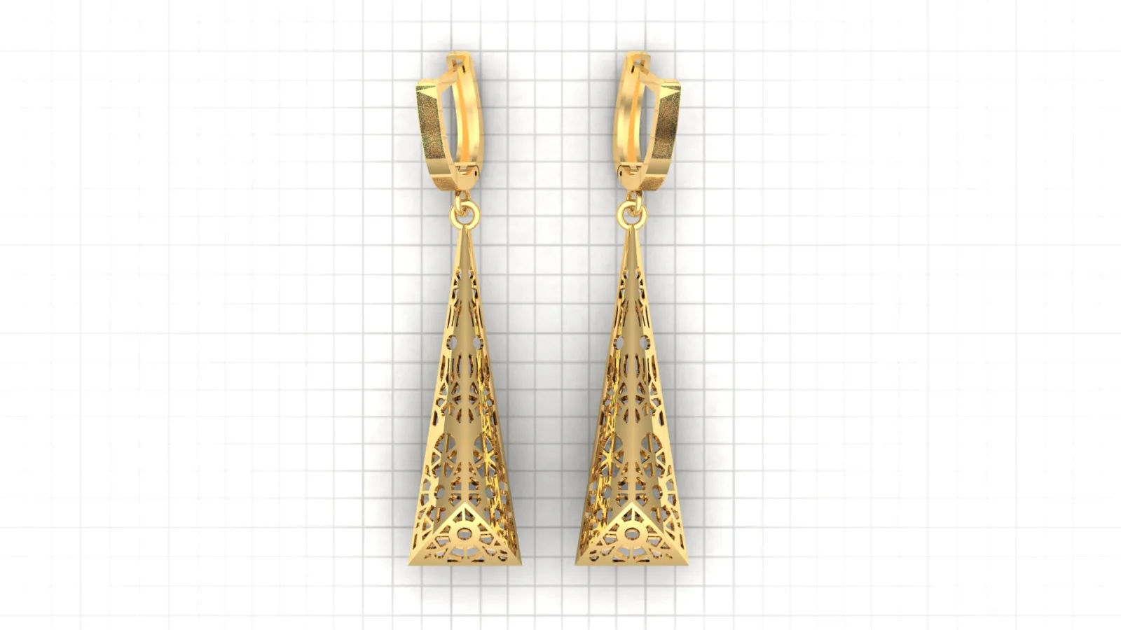 گوشواره سری کریستال طرح 13