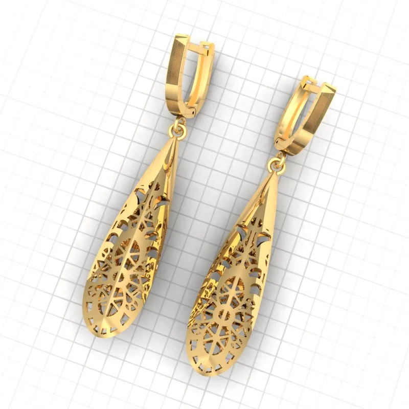 گوشواره سری کریستال طرح 12