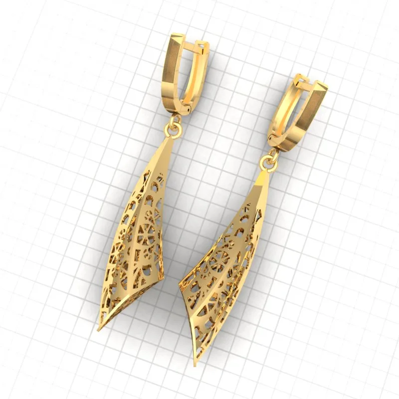 گوشواره سری کریستال طرح 11