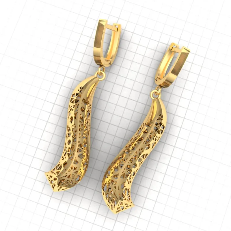 Crystal Earrings 7 3D Model