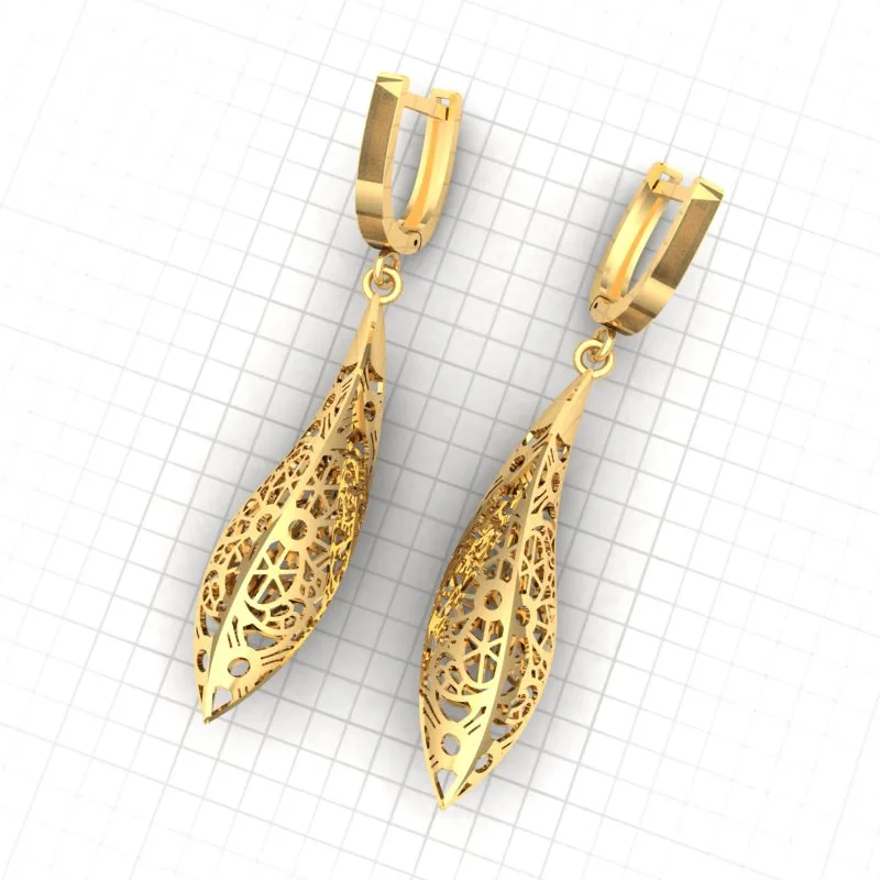گوشواره سری کریستال طرح 9