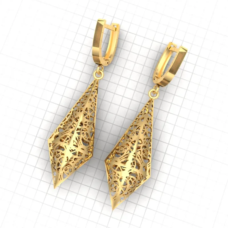 گوشواره سری کریستال طرح 4