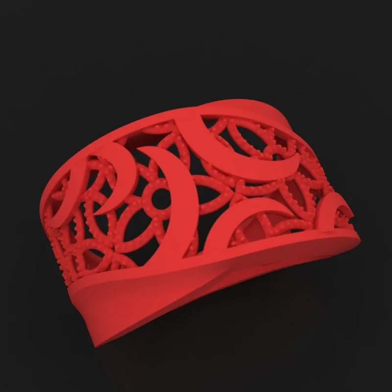 Cut Khor Aineh Fyvzhn Ring R-T-158 3D Model