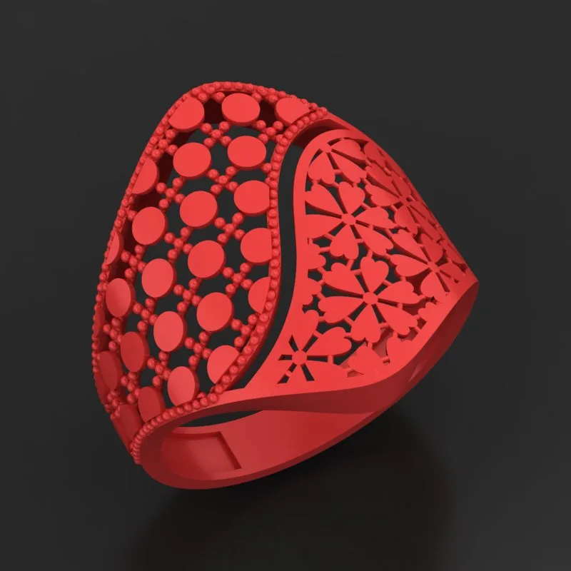Cut Khor Aineh Fyvzhn Ring R-T-160 3D Model