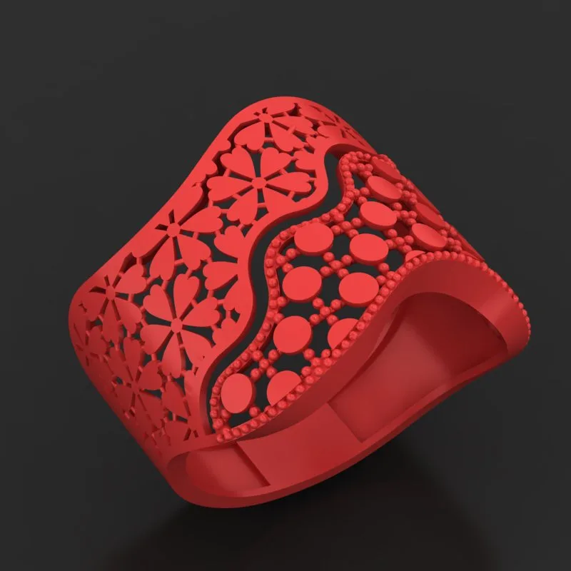 Cut Khor Aineh Fyvzhn Ring R-T-161 3D Model