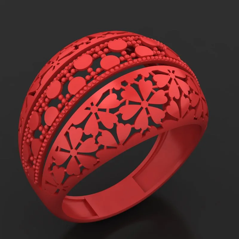 Cut Khor Aineh Fyvzhn Ring R-T-163 3D Model