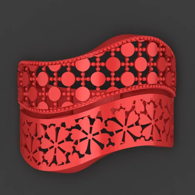 Cut Khor Aineh Fyvzhn Ring R-T-164 3D Model — image 2