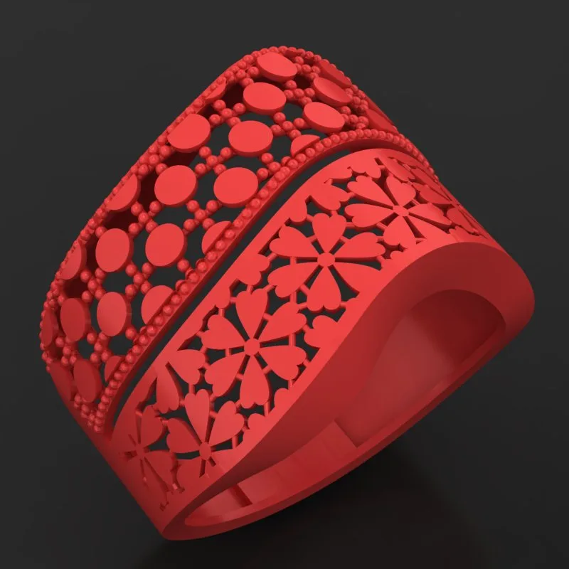Cut Khor Aineh Fyvzhn Ring R-T-164 3D Model