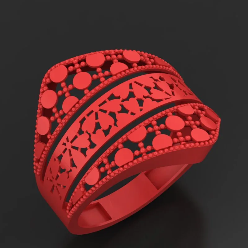 Cut Khor Aineh Fyvzhn Ring R-T-165 3D Model