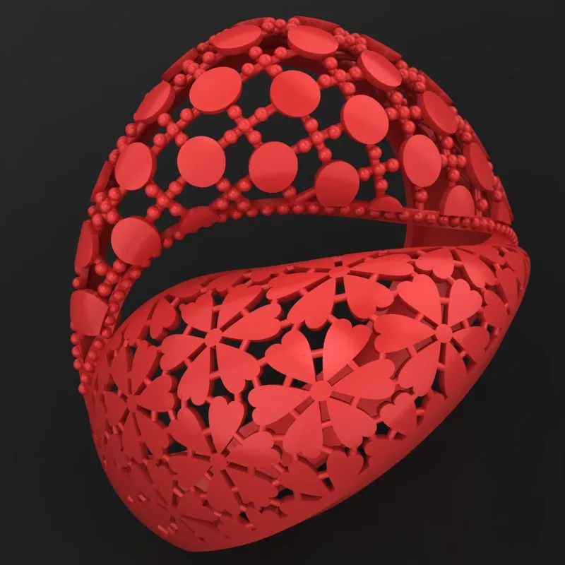 Cut Khor Aineh Fyvzhn Ring R-T-166 3D Model