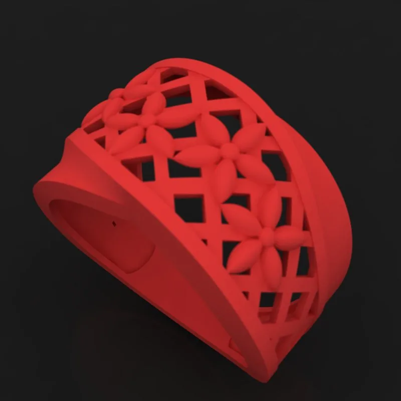 Cut Khor Aineh Fyvzhn Ring R-T-167 3D Model