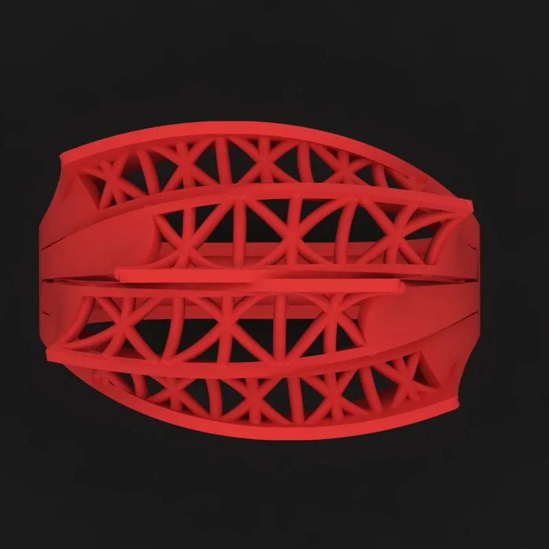 Cut Khor Aineh Fyvzhn Ring R-T-168 3D Model — image 2