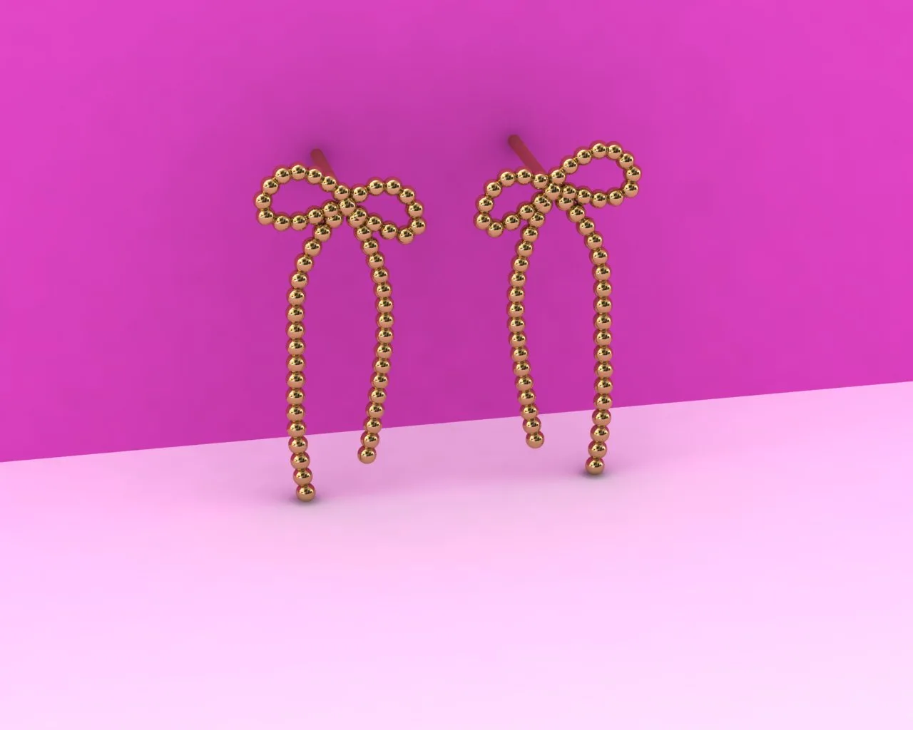 Papyvn Stud Earrings 3D Model