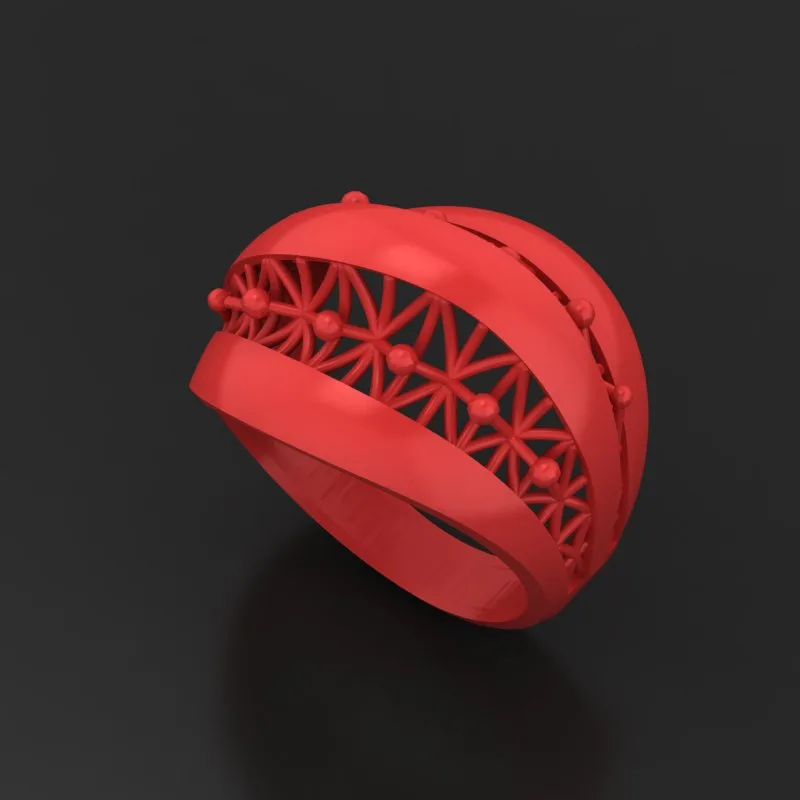 Cut Khor Aineh Fyvzhn Ring R-T-181 3D Model