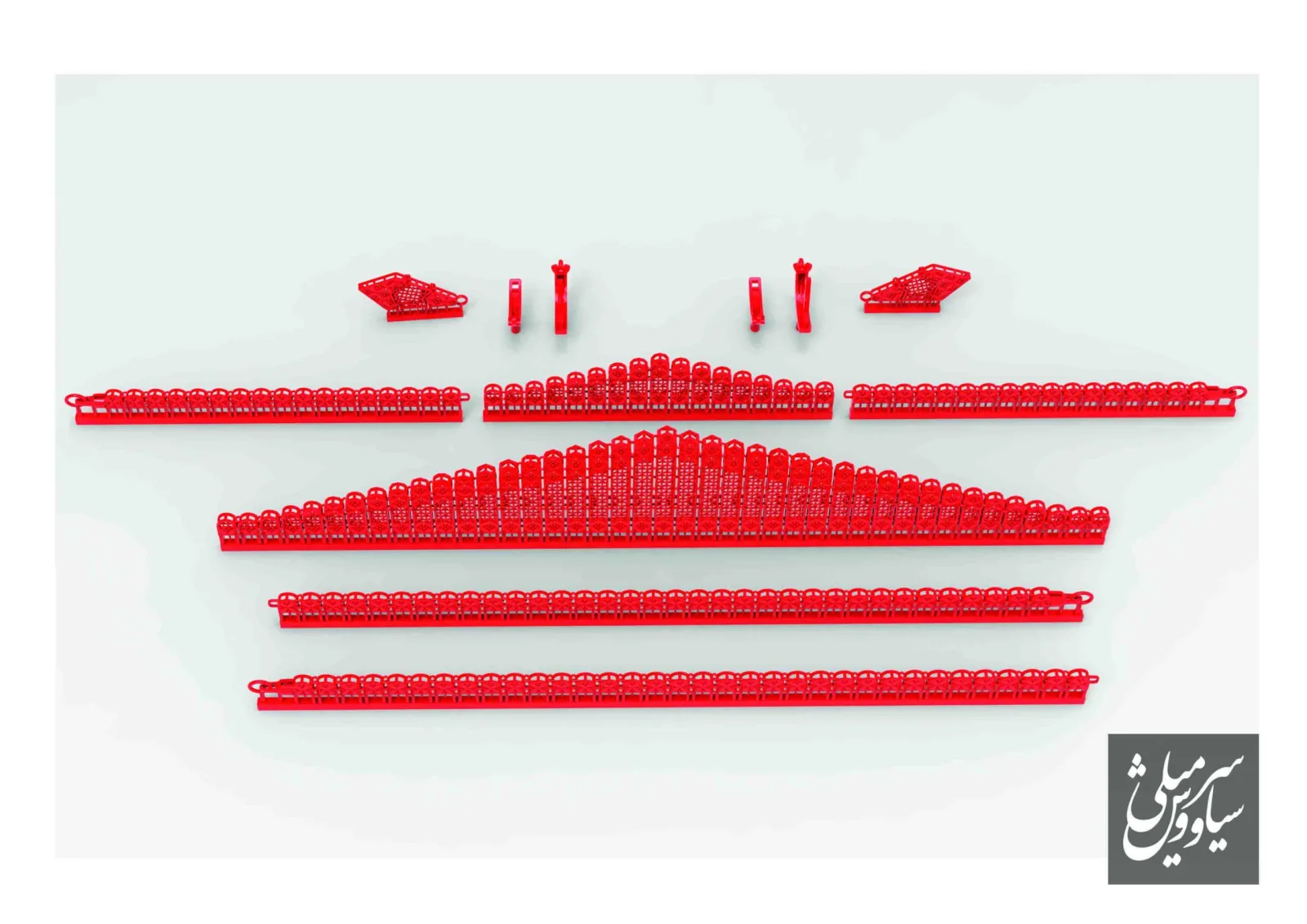 Cut Saltnti Khor Necklace 3D Model — image 3