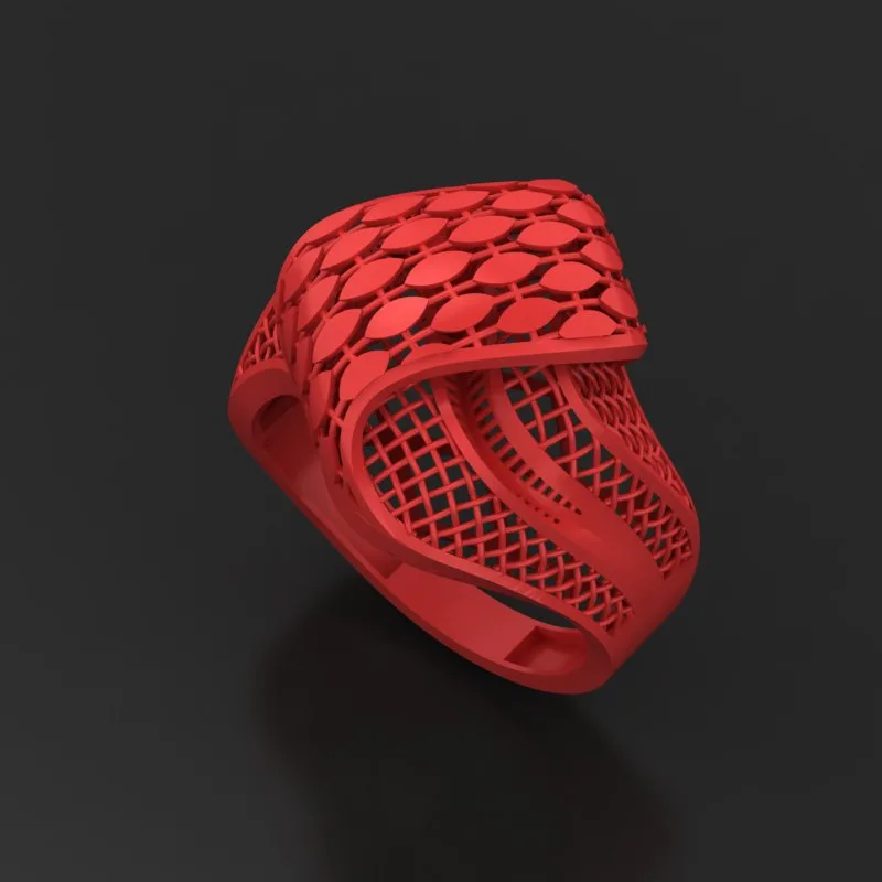 Cut Khor Aineh Fyvzhn Ring R-T-190 3D Model