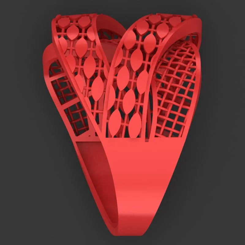 Cut Khor Aineh Fyvzhn Ring R-T-194 3D Model — image 4