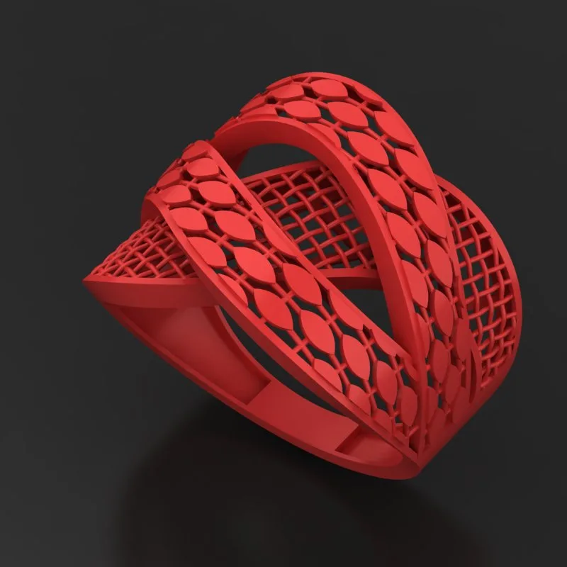 Cut Khor Aineh Fyvzhn Ring R-T-194 3D Model