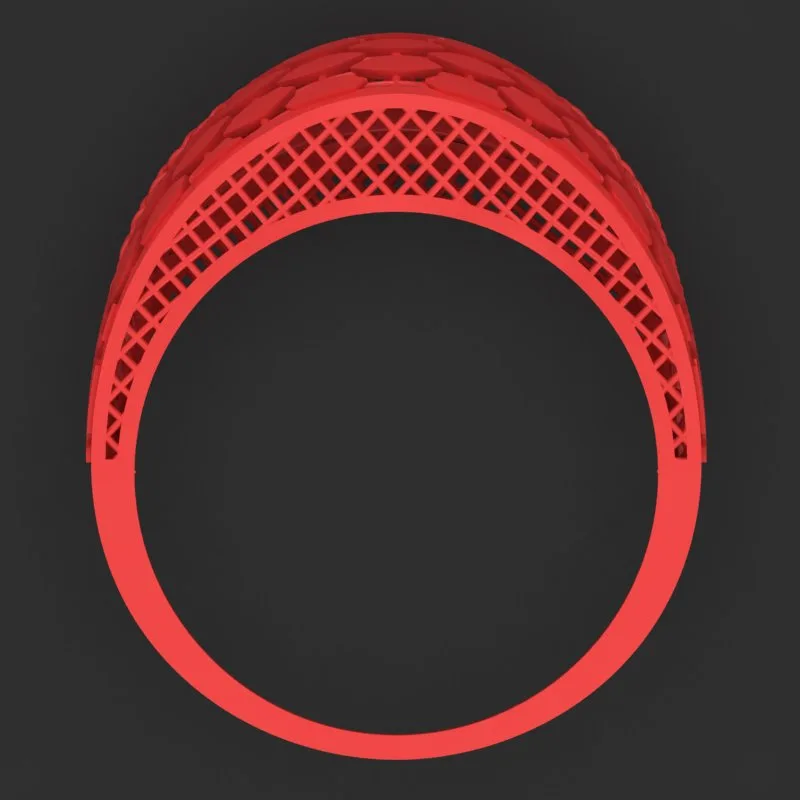 Cut Khor Aineh Fyvzhn Ring R-T-195 3D Model — image 3