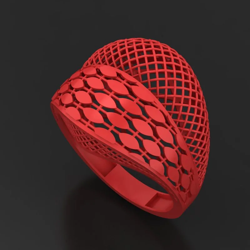Cut Khor Aineh Fyvzhn Ring R-T-195 3D Model