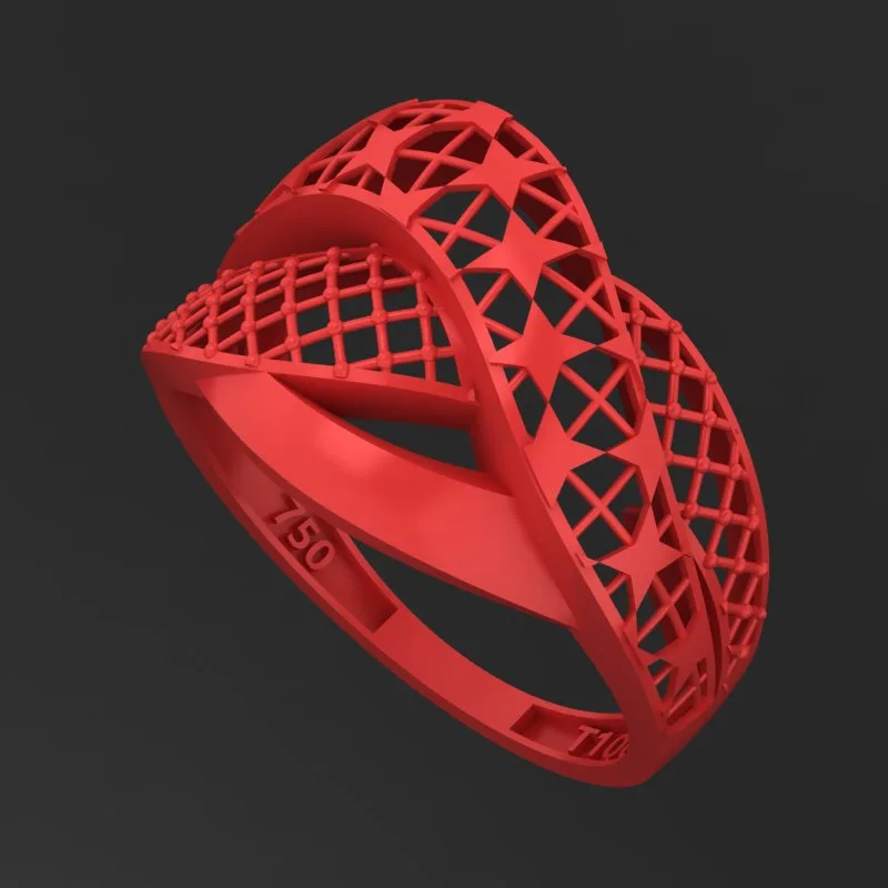 Cut Khor Aineh Fyvzhn Ring R-T-196 3D Model