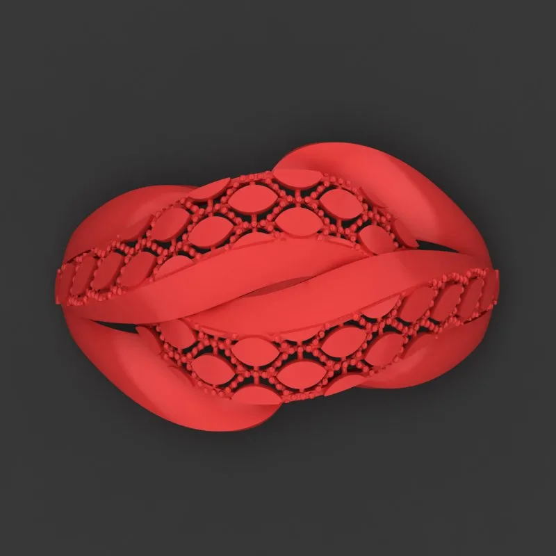 Cut Khor Aineh Fyvzhn Ring R-T-198 3D Model — image 2