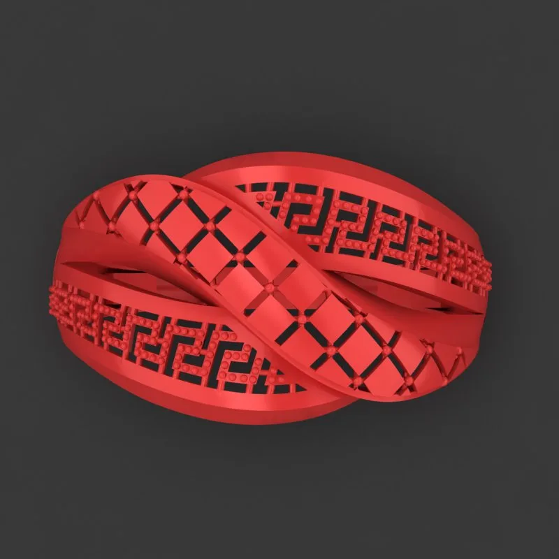 Cut Khor Aineh Fyvzhn Ring R-T-203 3D Model — image 2