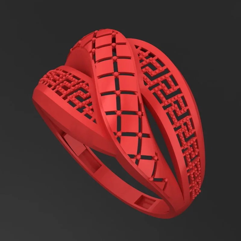 Cut Khor Aineh Fyvzhn Ring R-T-203 3D Model