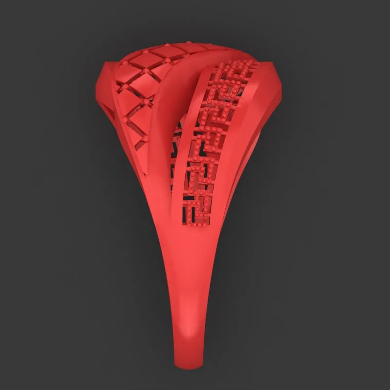 Cut Khor Aineh Fyvzhn Ring R-T-203 3D Model — image 4