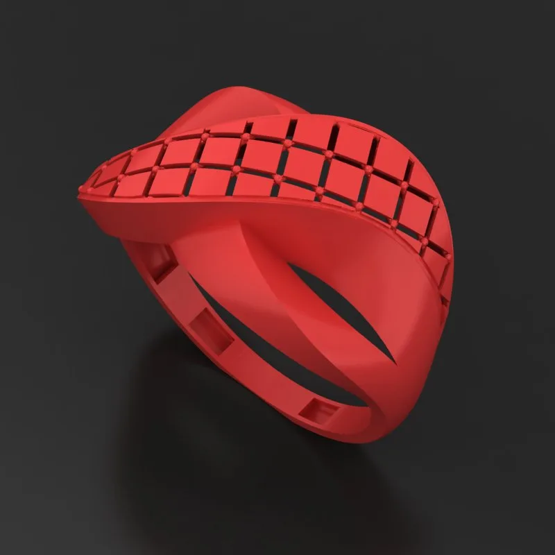 Cut Khor Aineh Fyvzhn Ring R-T-204 3D Model