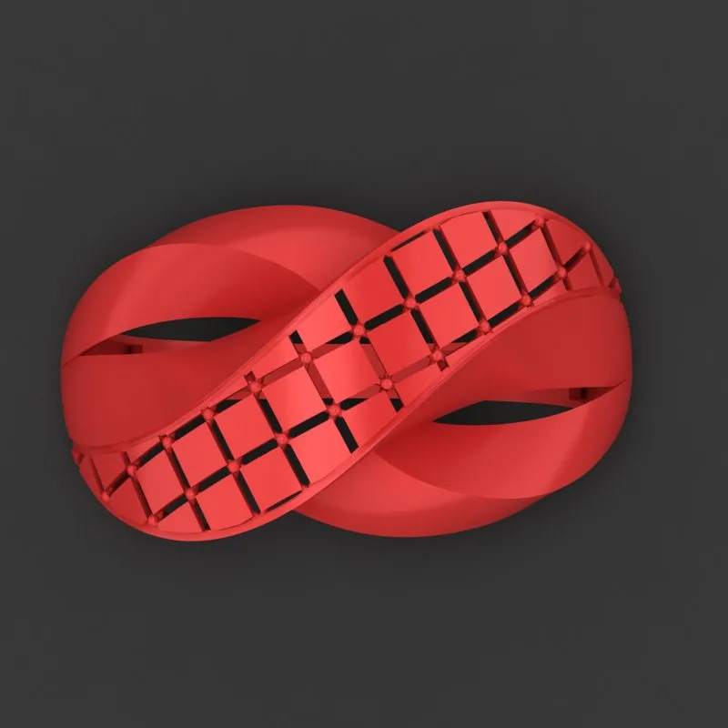 Cut Khor Aineh Fyvzhn Ring R-T-205 3D Model — image 2