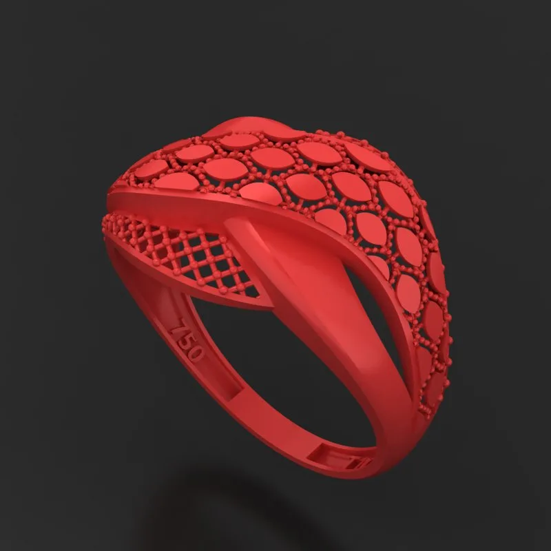 Cut Khor Aineh Fyvzhn Ring R-T-205 3D Model